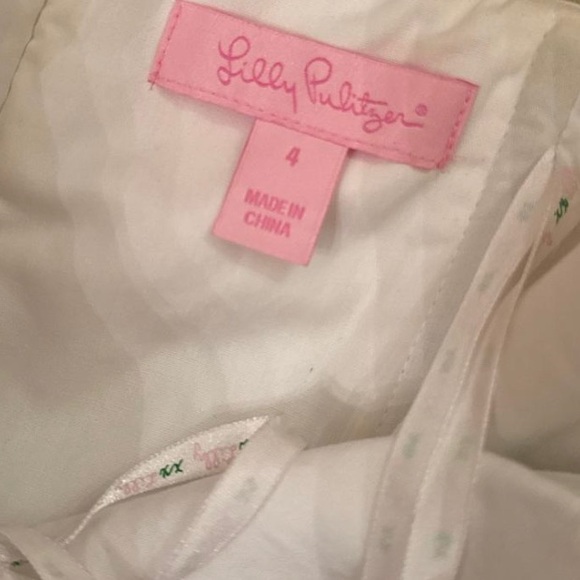 RARE Lilly Pulitzer Lowe Peplum Dress POP! Party 4 EUC - Picture 4 of 12